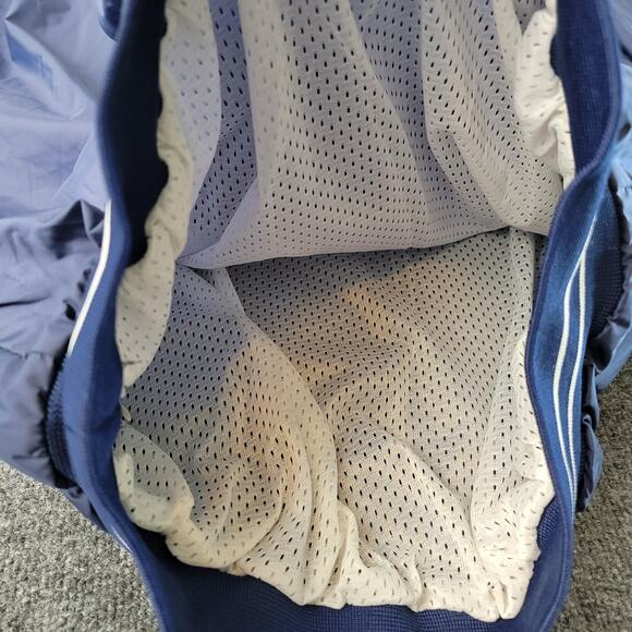 Southern Athletic Pullover Jacket Mens Medium Blue V Neck Windbreaker Nylon - Picture 8 of 8